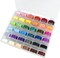 36 Pcs Bobbins and Sewing Threads Prewound with Storage Plastic Case